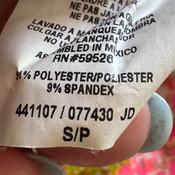 Becca Multicolor Snake Print One-Piece Swimsuit Strappy Back Size S/P - Picture 7 of 8